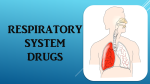 Respiratory Drugs - Pharmamanch